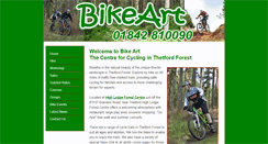 Desktop Screenshot of bikeartthetford.co.uk